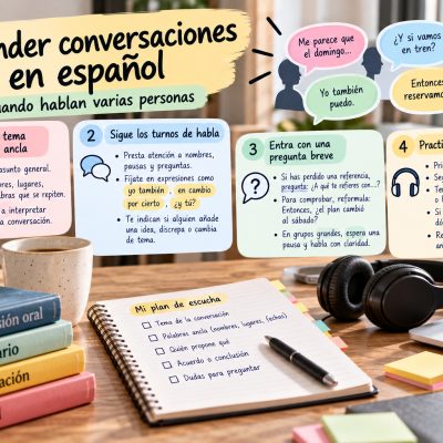 How to understand group conversations in Spanish