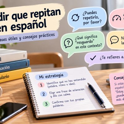 How to ask someone to repeat or speak more slowly in Spanish